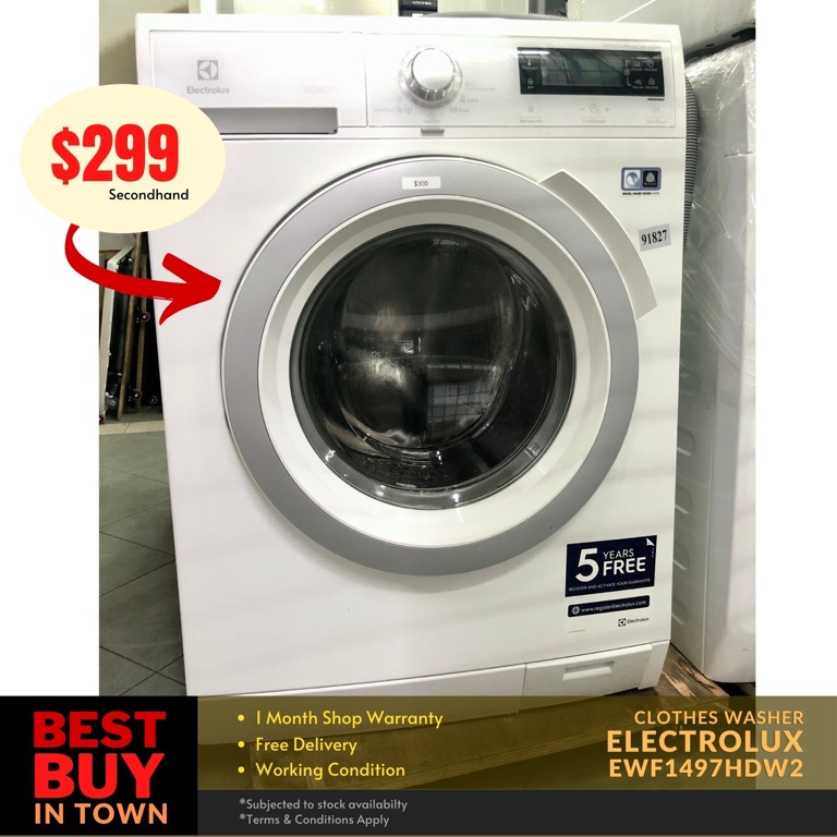 MUST BUY! ELECTROLUX 9KG Front Load Washing Machine For Sale (91827