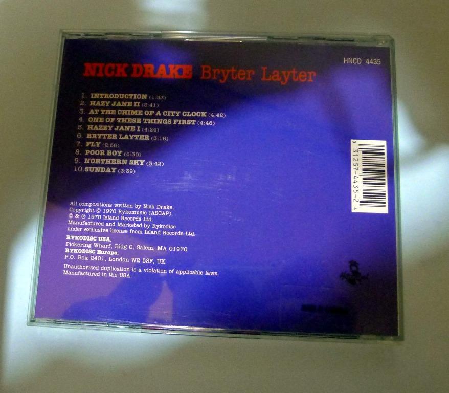 Nick drake /Bryter layterレコード-