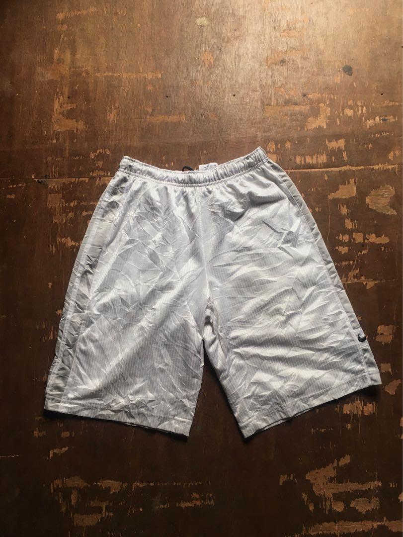 Nike hot sale silver shorts