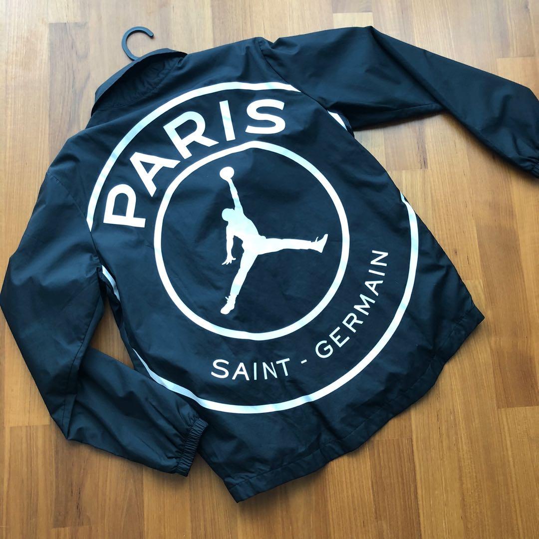 Nike x Jordan PSG Coach Jacket, Men's Fashion, Coats, Jackets and ...