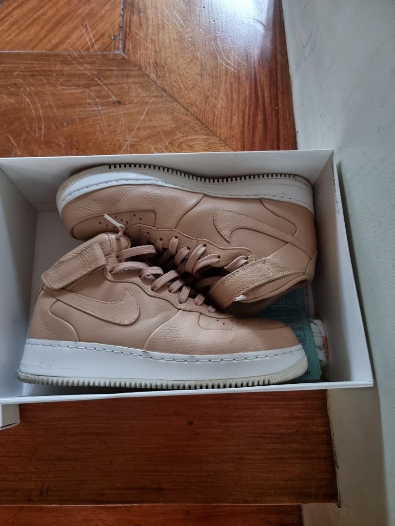 Nikelab Air Force 1 Mid Vachetta Tan Men s Fashion Footwear