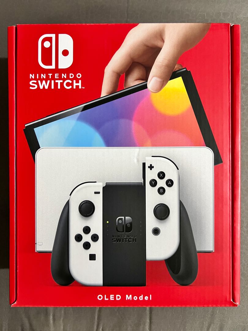 Nintendo Switch Console OLED Model (White) W Warranty, Video Gaming