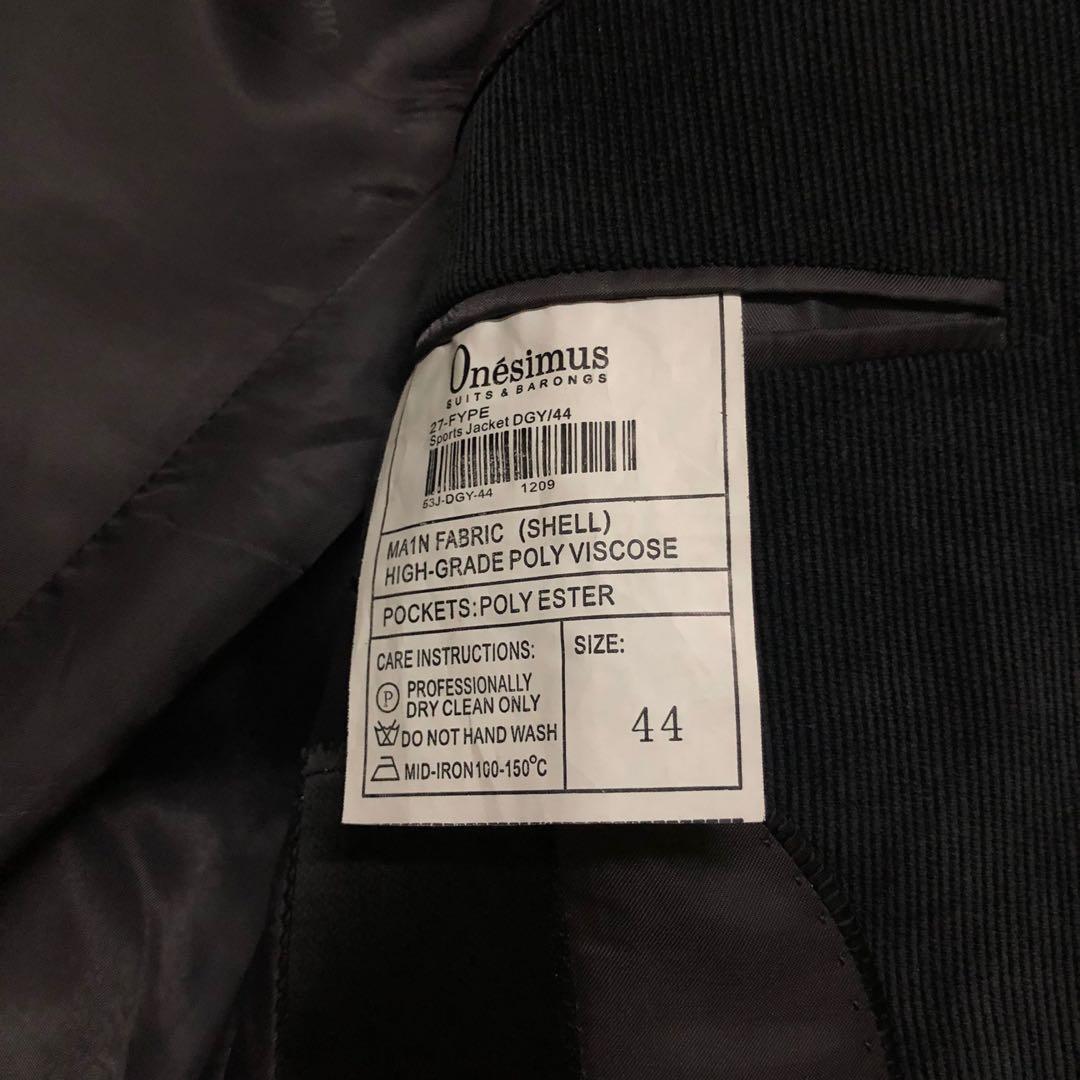Onésimus | corduroy black suit jacket coat (Category: Coats, Jackets and Outerwear) located in Cebu City. Submitted by blanch_ (Listing ID 1171543948, Image 2). Description: Selling the clothes my dad wore when he was in Philippines. All are original. Very well taken cared of and loved, handwashed and ironed at the laundry shop. Please note that these have been in the closet for a while, and may smell like closet. Some have formed white spots and