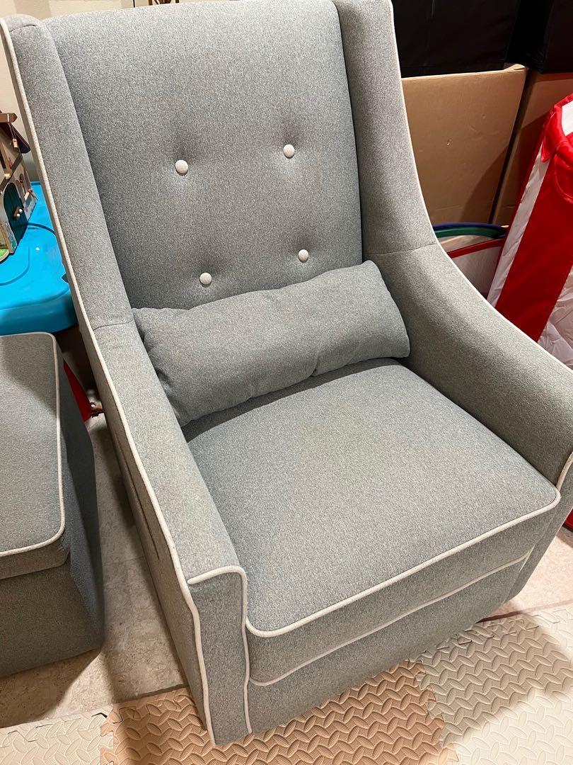 Owen glider and ottoman Nursing Chair, Babies & Kids, Baby Nursery & Kids Furniture, Nursery
