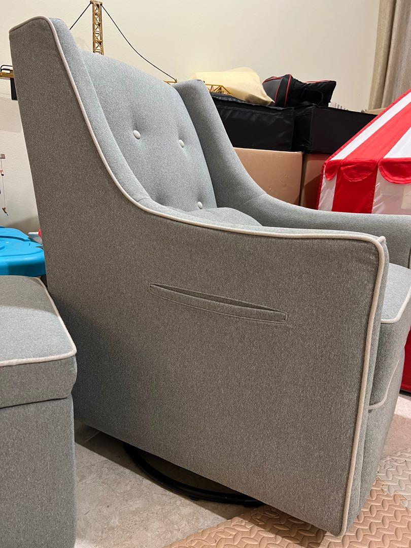 Owen glider and ottoman Nursing Chair, Babies & Kids, Baby Nursery & Kids Furniture, Nursery