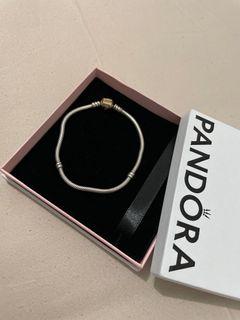 Pandora Silver with 14k Gold Clasp