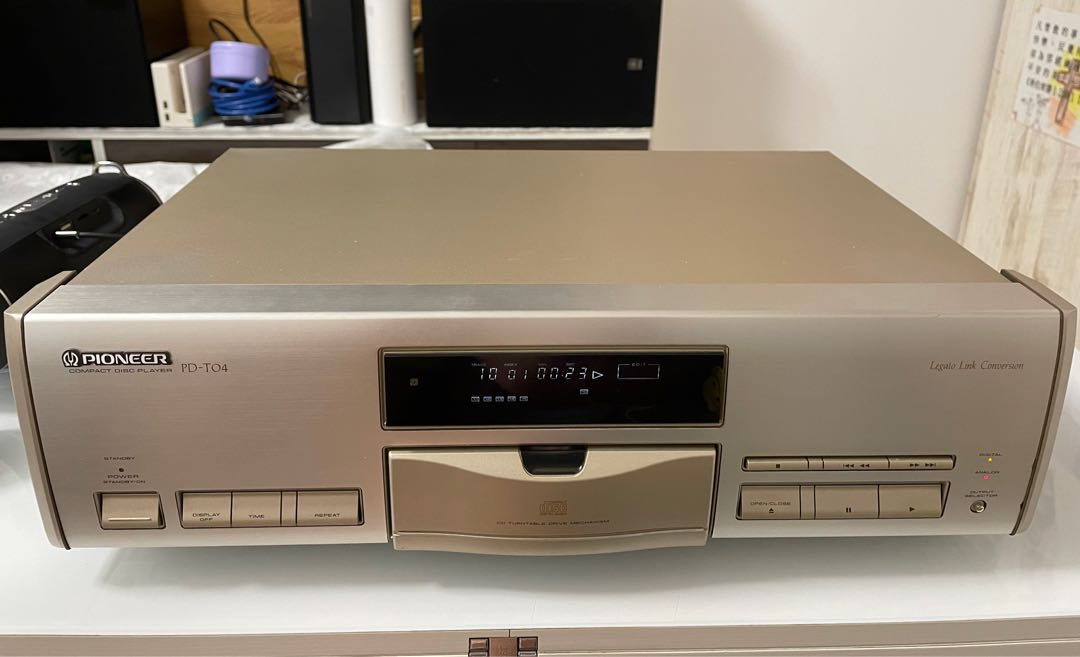 PIONEER CDプレーヤー PD-T04 ジャンク品 PIONEER CDプレイヤー PD-T04