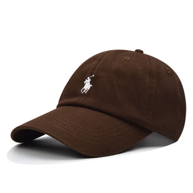 Brown ralph best sale lauren polo hat