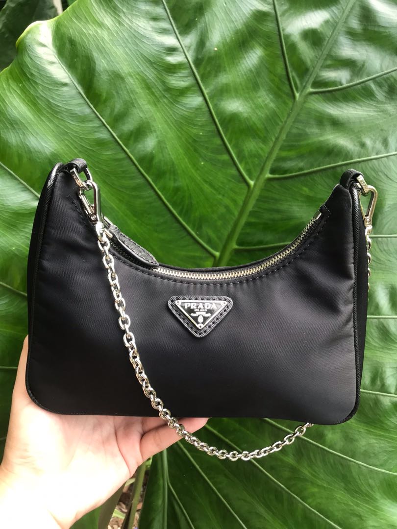 Prada shoulder hot sale bag price