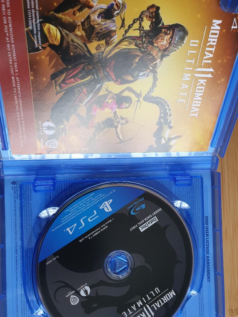 PS4 Mortal Kombat 11 Ultimate w/ PS5 upgrade code, Video Gaming, Video Games, PlayStation on