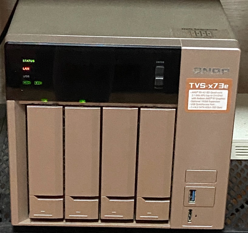 QNRP Network Attached Storage TVS-473e 外付けハードディスク