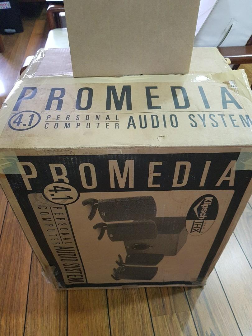 RARE Klipsch promedia 4.1 with subwoofer Audio Soundbars