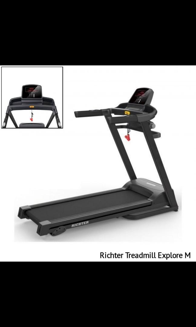 RICHTER TREADMILL EXPLORE M W MASSAGER CICILAN HOMECREDIT PROMO BUNGA BISA 0