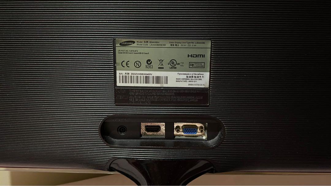 SAMSUNG Syncmaster SA350 24" Monitor, Computers & Tech, Desktops on ...