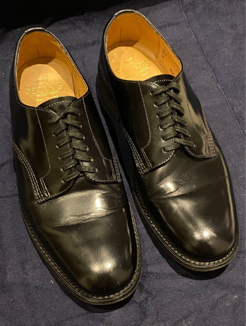 Sanders officer service shoes UK 7, 男裝, 鞋, 西裝鞋- Carousell