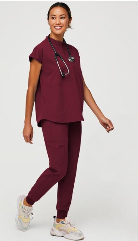 ❥Medical Nursing Scrub Set NATURAL UNIFORMS Men Women Unisex Top Pants  Hospital