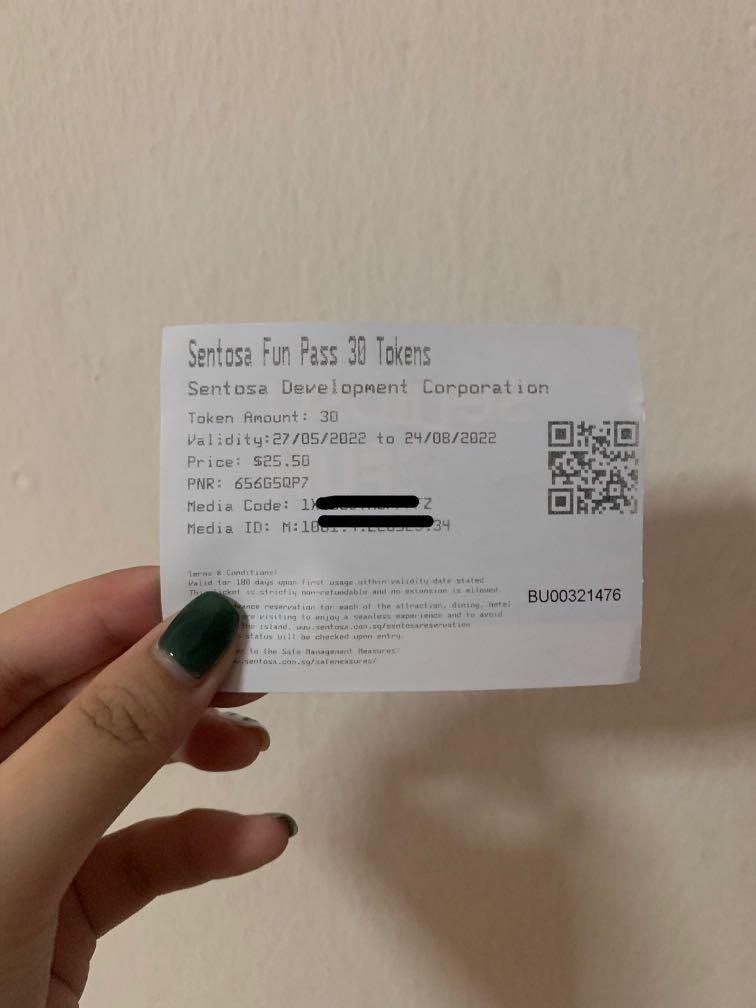 Sentosa Funpass - 30 Tokens , Tickets & Vouchers, Local Attractions ...