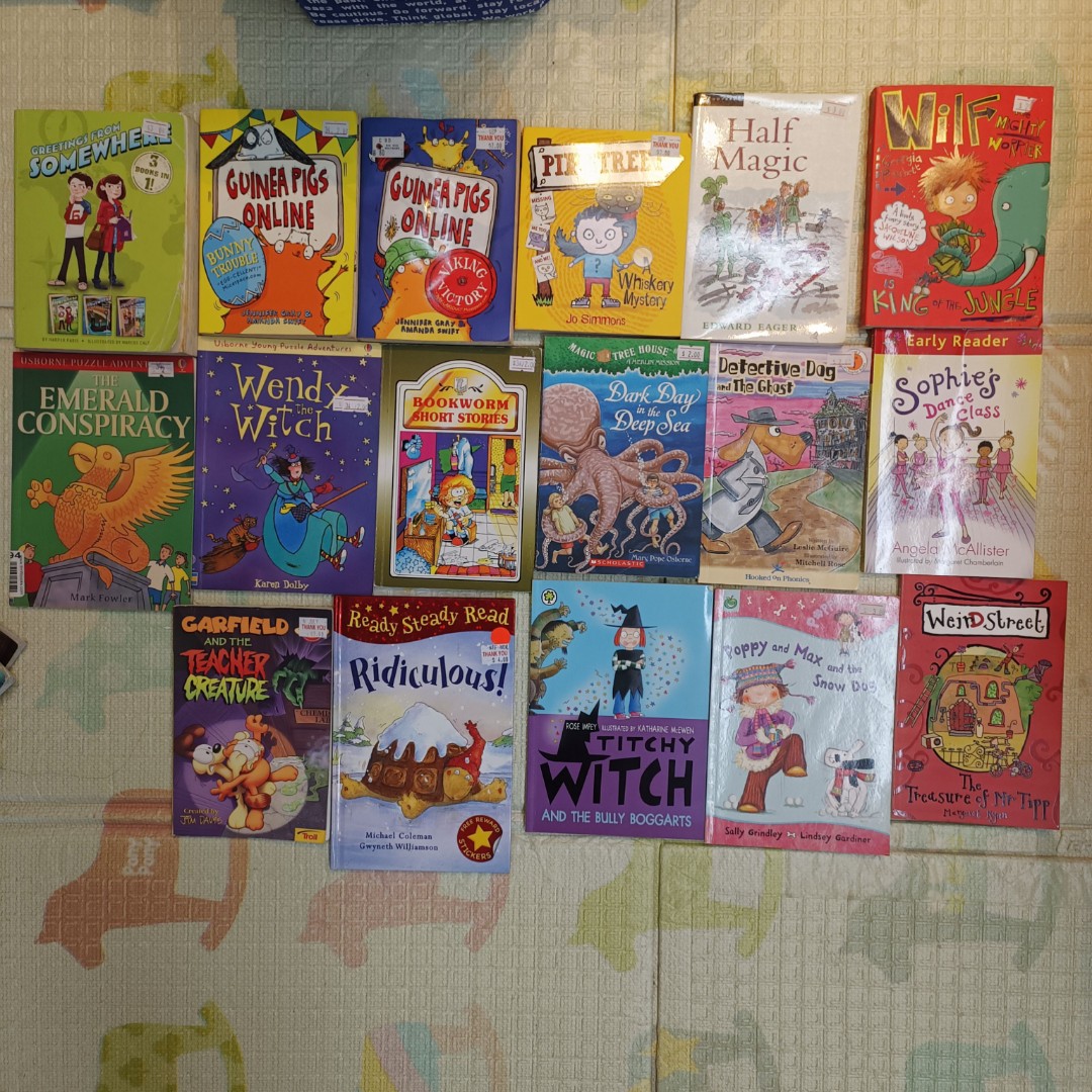 Set of 17 Books for Lower Primary School Children, Hobbies & Toys ...