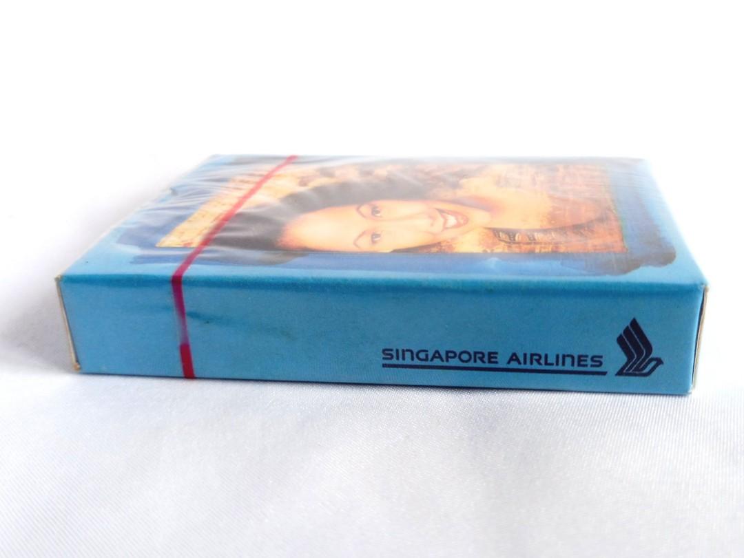 SINGAPORE AIRLINES PLAYING CARDS SINGAPORE GIRL COVER #1 VINTAGE 1990s DESIGN 
