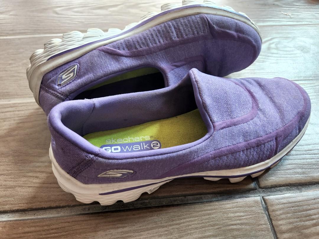 Skechers go walk deals 2 purple