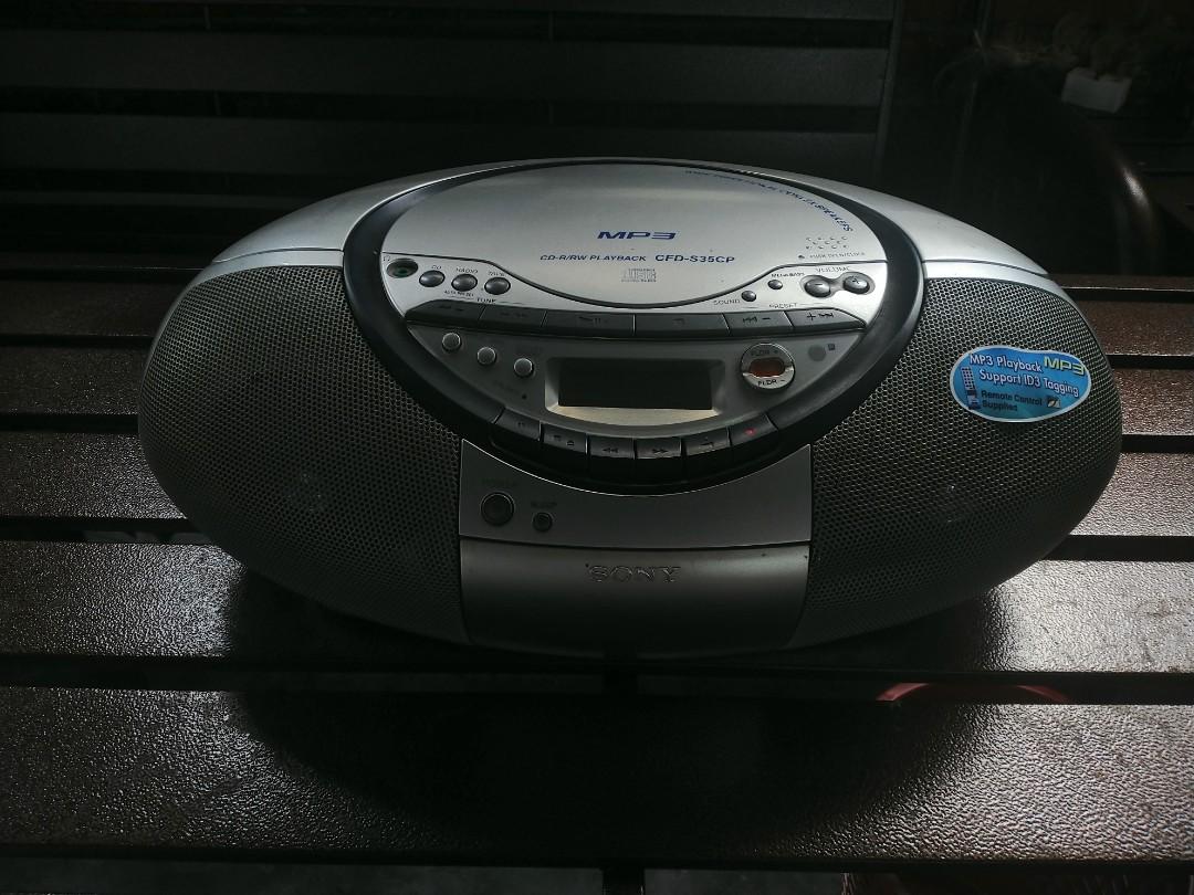 Sony Radio Cassette CD MP3 Player CFDS35CP, Audio, Other Audio
