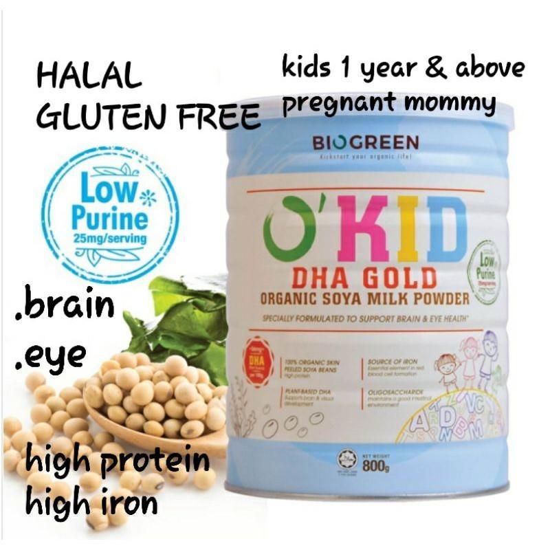 Soy milk high protein dha gold baby toddler allergic cow milk o kid
