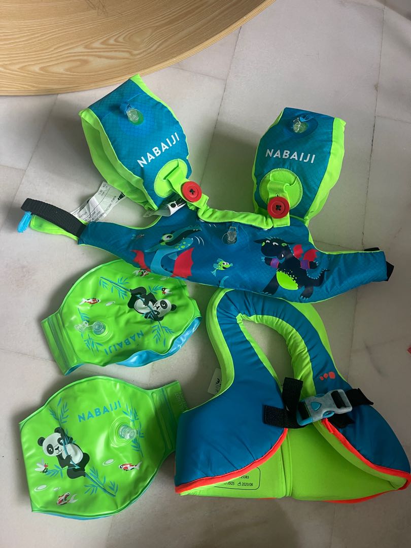 Swim vest float and armband, Sports Equipment, Sports & Games, Water