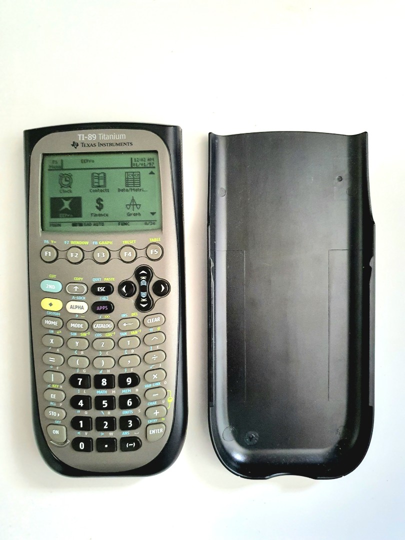 Texas Instruments TI-89 Titanium Graphing Programmable Calculator great  condition for academic higher mathematics good for school office work,  Computers  Tech, Office  Business Technology on Carousell
