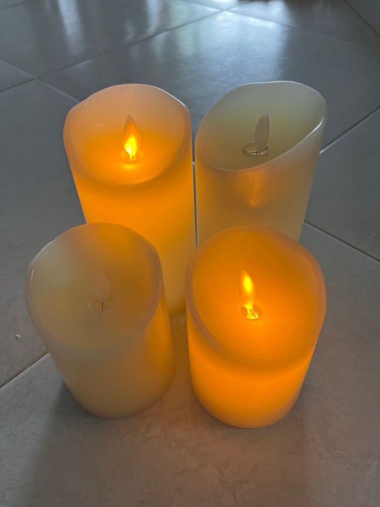 Table decorations. Fake candles /table top standee, Furniture & Home