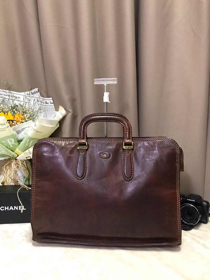 THE BRIDGE STORY LEATHER BAG Men s Fashion Bags Briefcases on