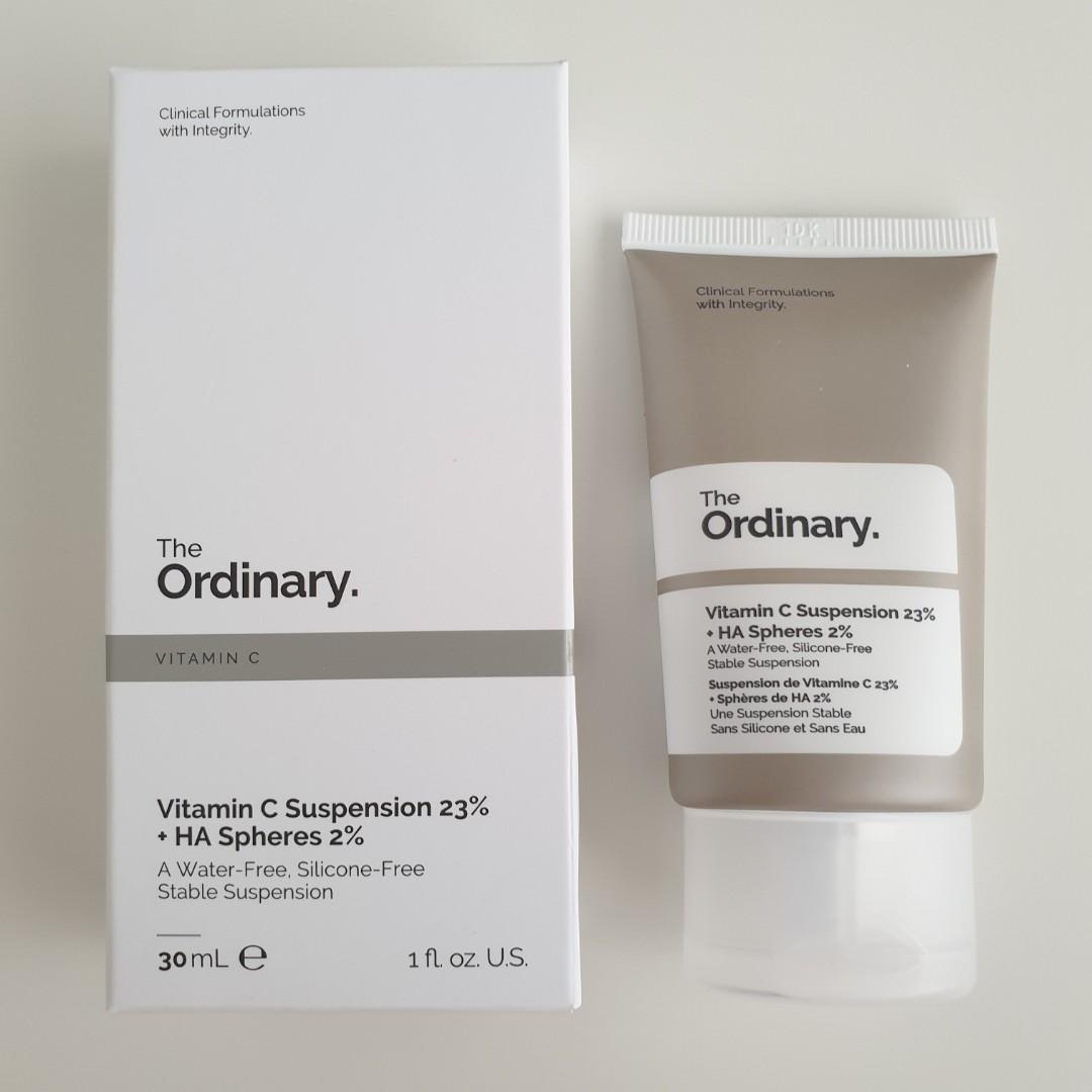 The Ordinary Haul Vitamin C Suspension, Retinol in Squaline, Caffeine
