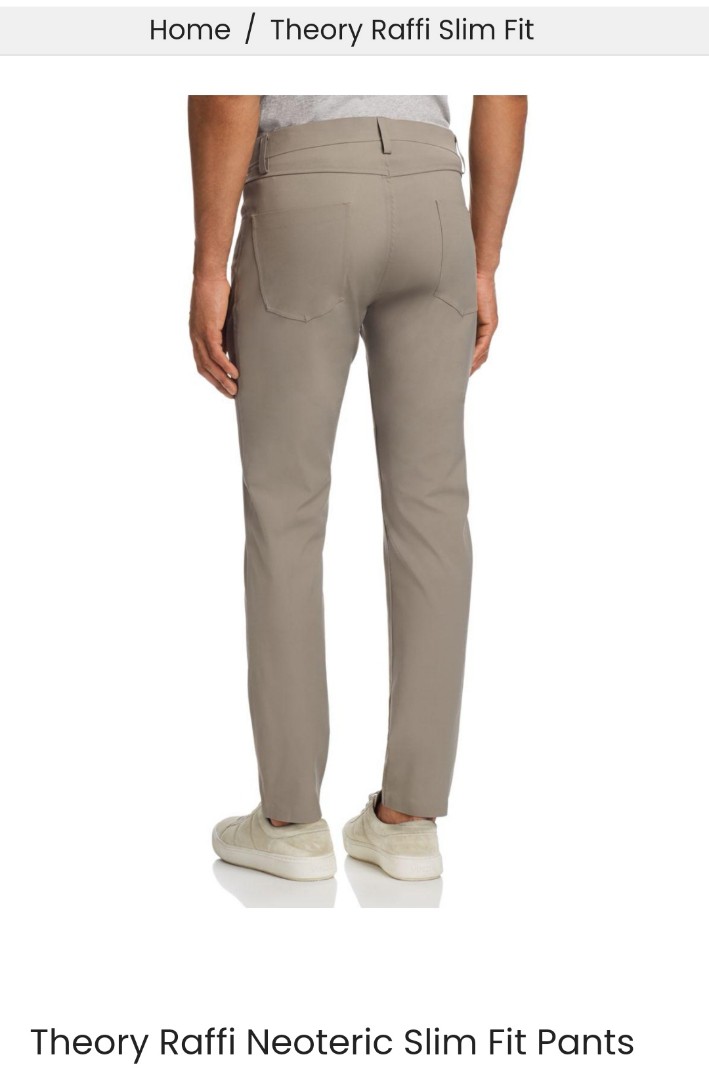 THEORY | RAFFI TECH SLIMFIT PANTS KHAKI 