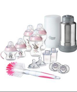 Tommee tippee closer to nature newborn starter set - color pink