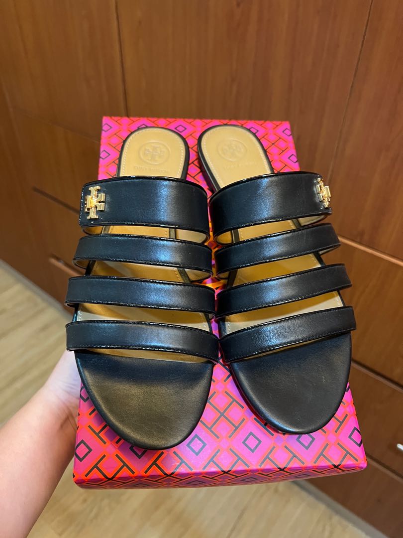 Tory Burch Kira Multiband Sandals Black US9, Women's Fashion, Footwear,  Sandals on Carousell