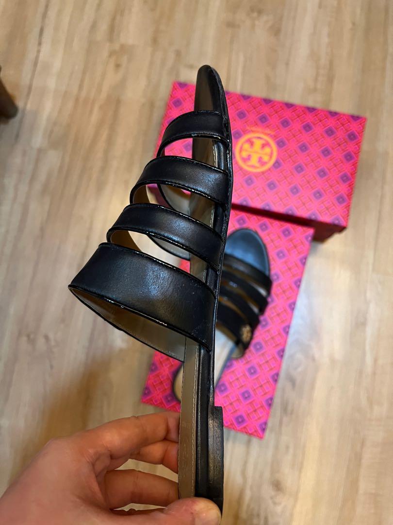 Tory Burch Kira Multiband Sandals Black US9 Women s Fashion