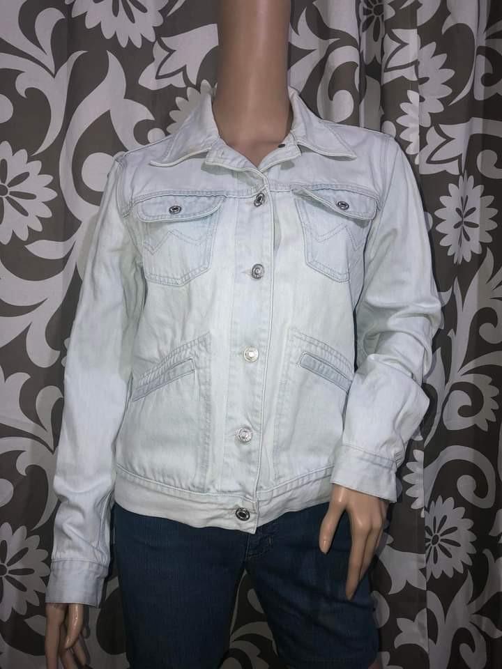 BENETTON light blue denim jacket S 