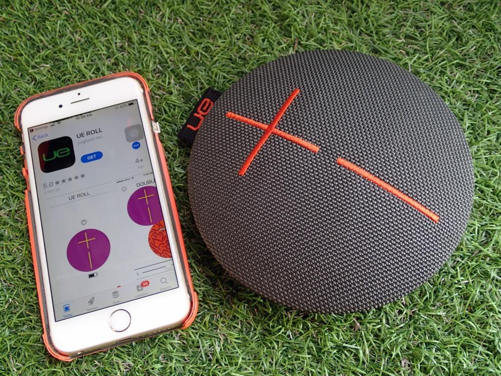 Ultimate ears ue roll 2 black volcano wireless portable bluetooth speaker waterproof discount
