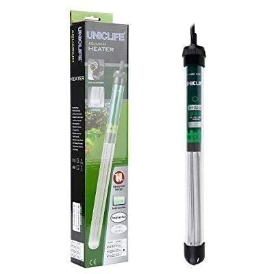 Uniclife Aquarium Heater Submersible with Thermometer 50W Temperature Control 20 C 34 C