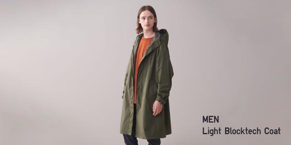 men lightweight blocktech coat