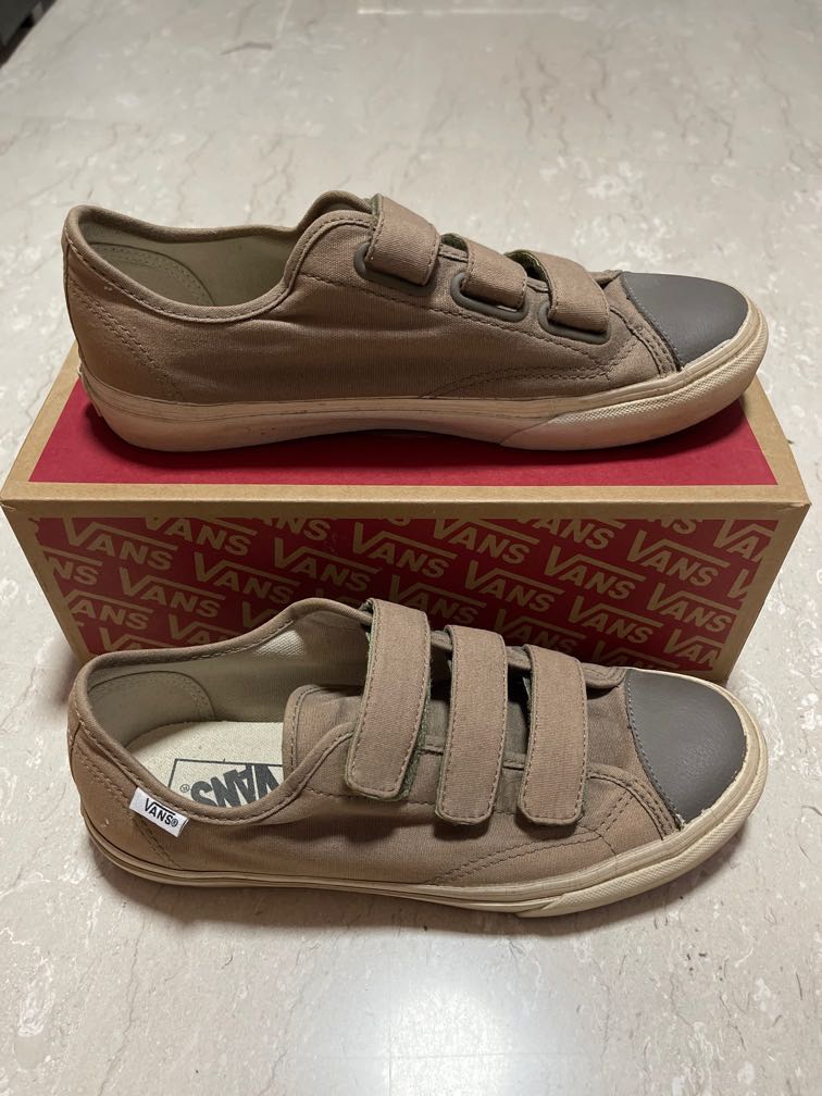 Vans Style 23 Velcro Canvas Walnut US 8.5 Men s Fashion Footwear