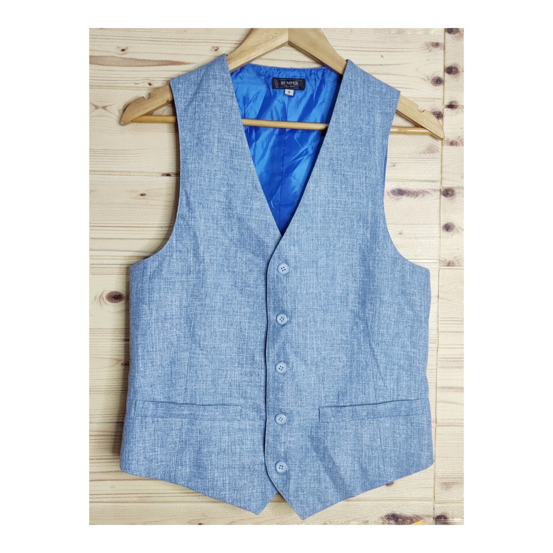 Very Cute Powder Blue Vest, Women's Fashion, Coats, Jackets and