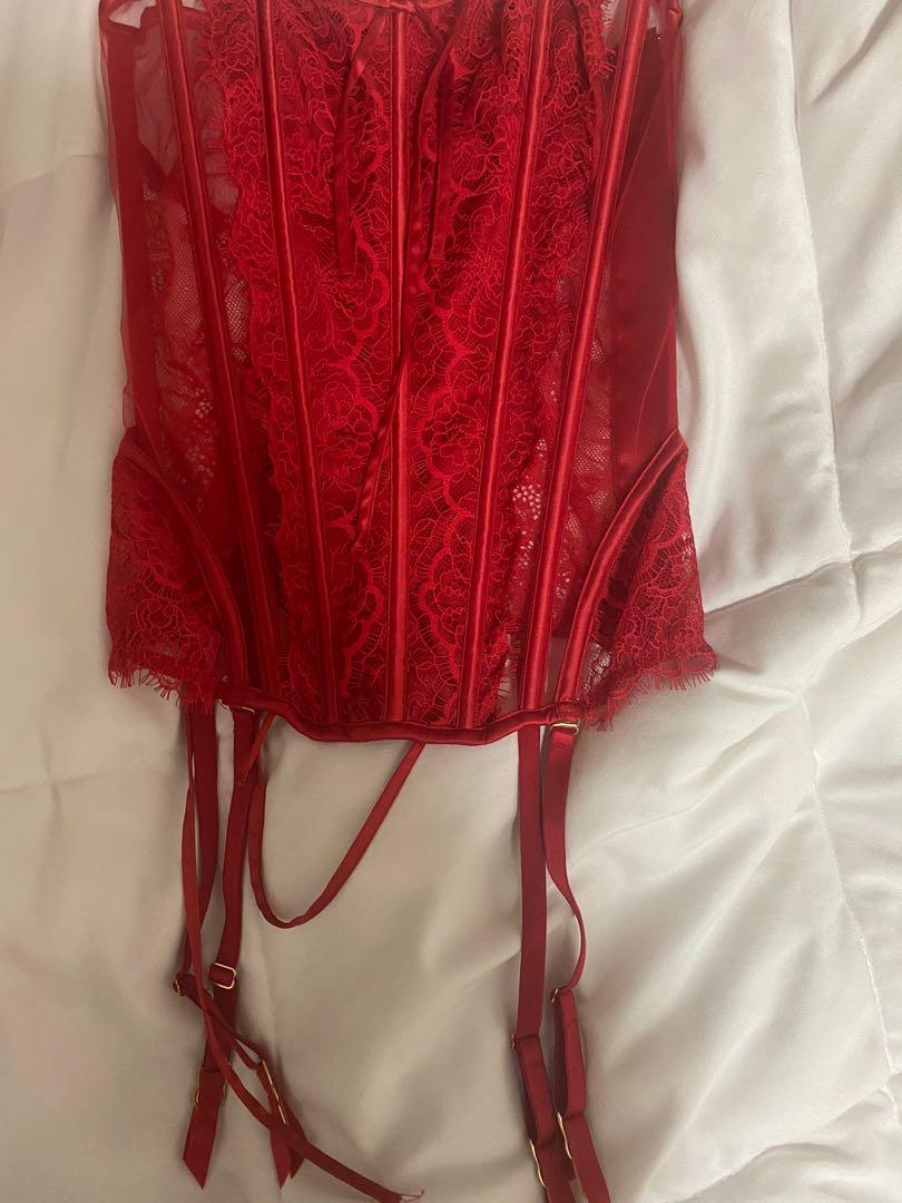 Victoria's Secret Red Corset, Women's Fashion, New Undergarments &  Loungewear on Carousell