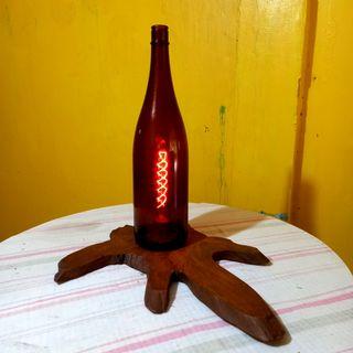 Vintage Bottle Lamp