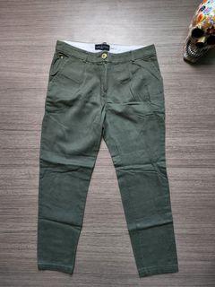 VIVIENNE WESTWOOD Khaki Green Trousers S-M W27-28