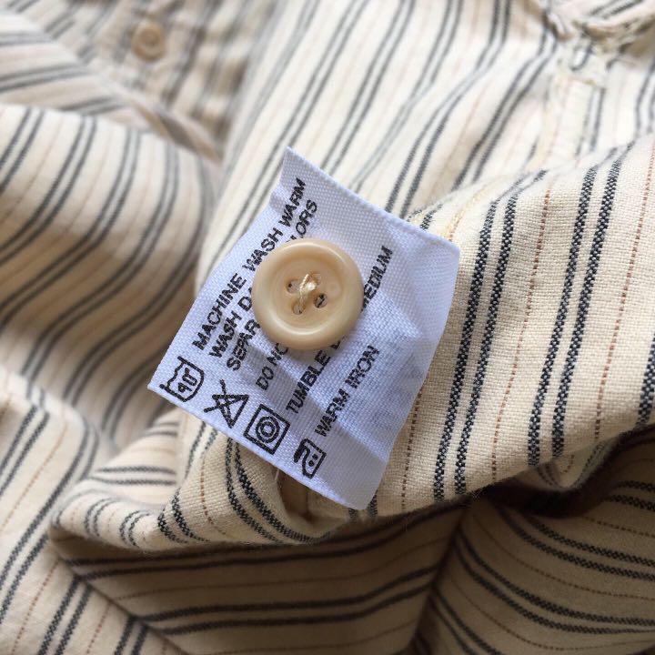 Vtg Armani Jeans Shirt Kemeja, Fesyen 