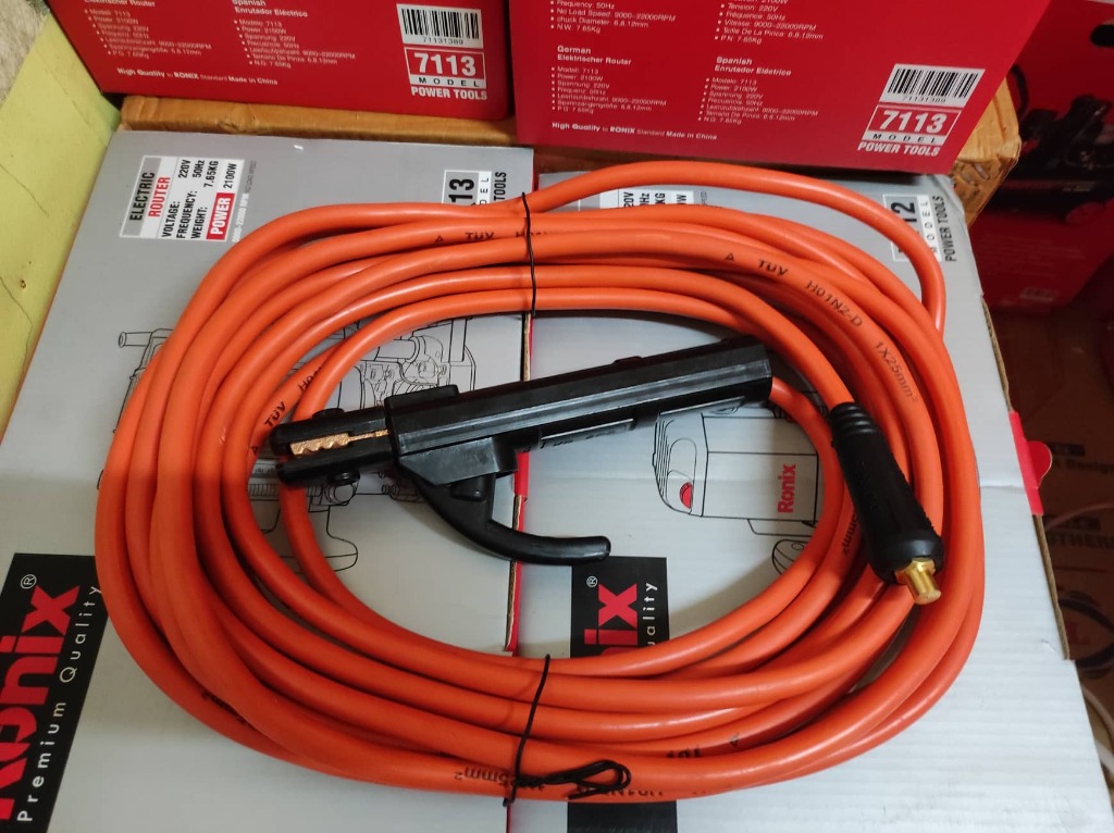 WELDING CABLE WIRE 10 MTRS. w/ HANDLE, Commercial & Industrial