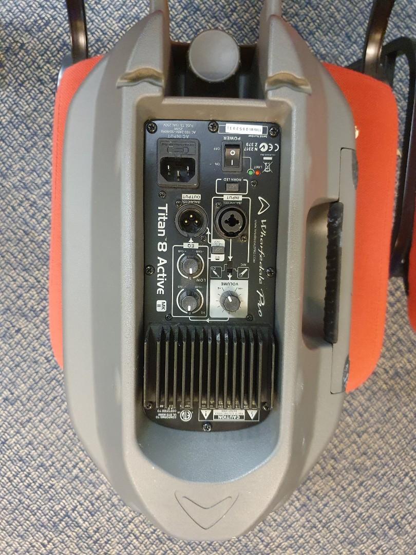Wharfedale pro cheap titan 8 active