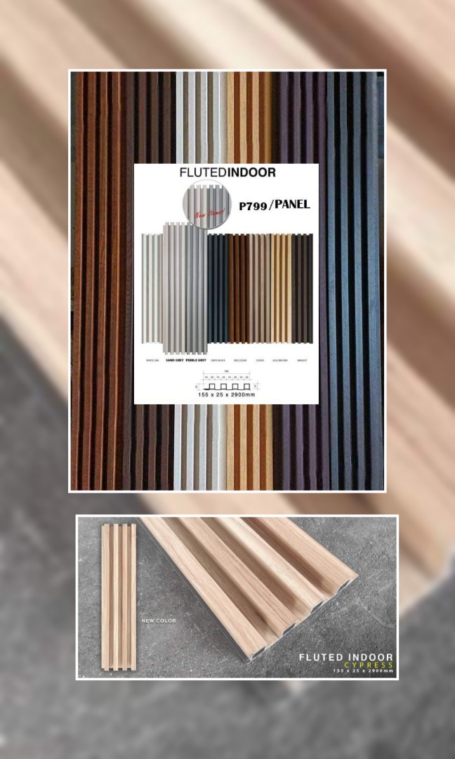 WOOD POLYMER COMPOSITE WPC WALL CLADDING INDOOR USE, Commercial