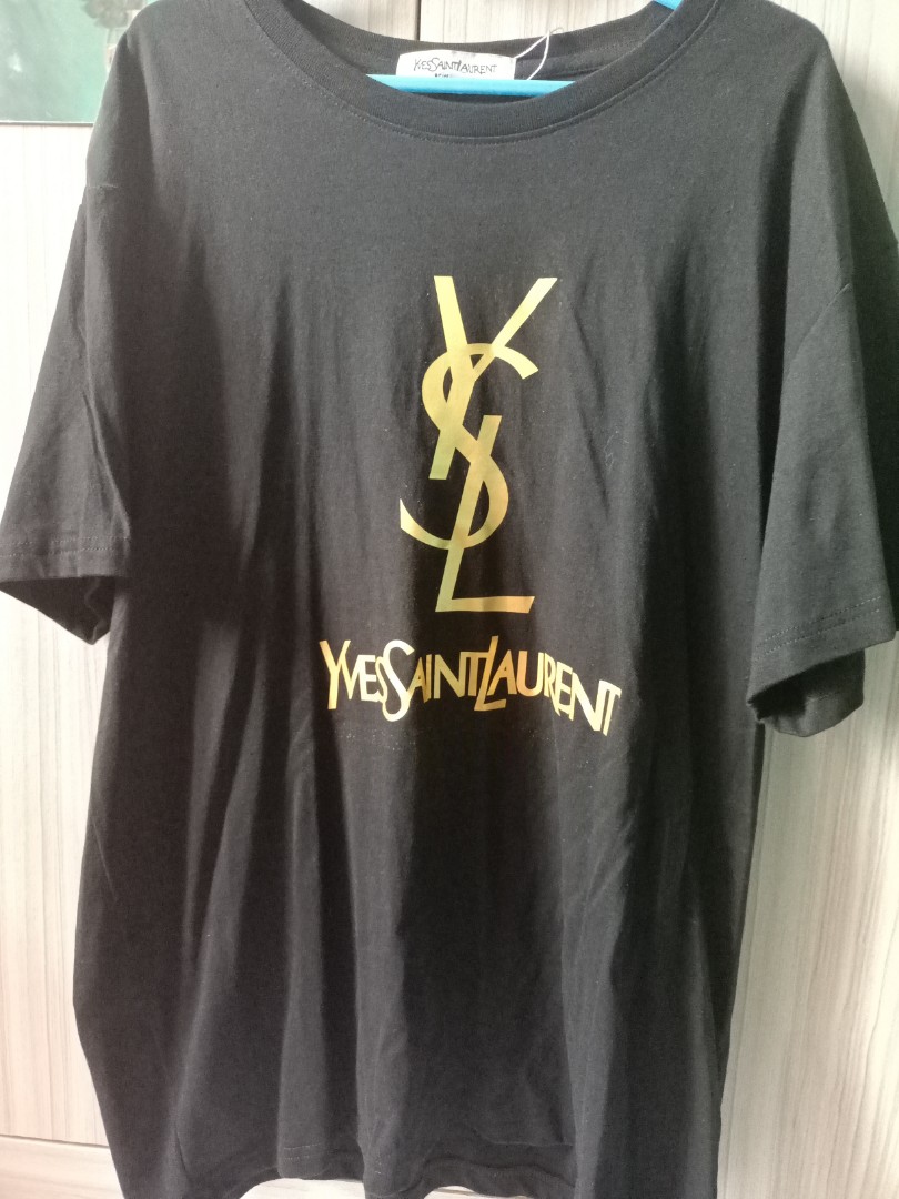 YSL black tee Men s Fashion Tops Sets Tshirts Polo Shirts