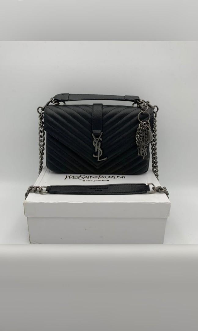 Ysl gunmetal bag shop